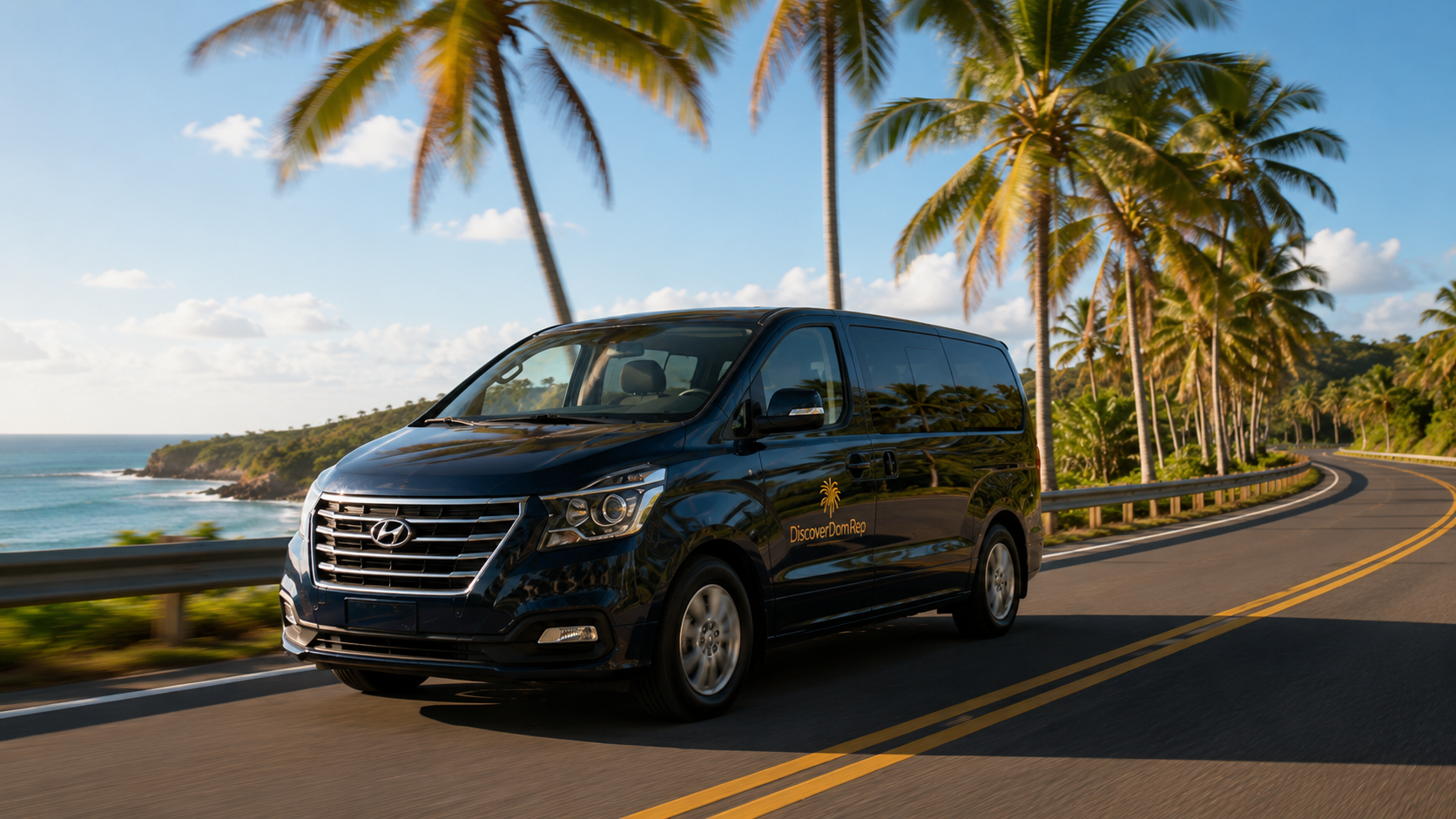 DiscoverDomRep private van on the Dominican coast